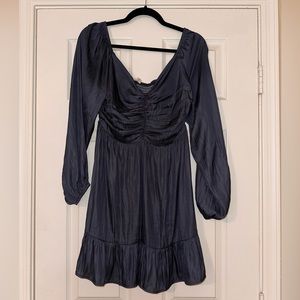 Navy Blue Mini Dress